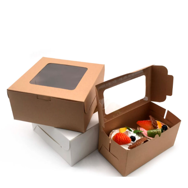 Folding Cupcake Box with Window